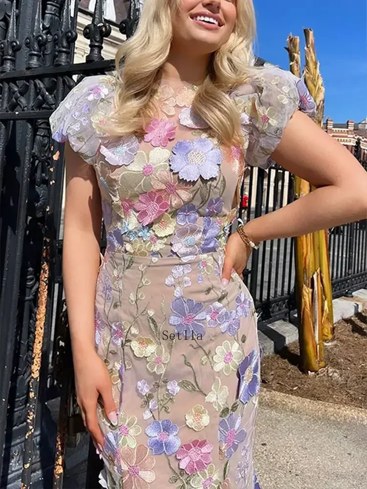 Fashion Flower Embroidered Pri - مراجعة Embroidery Zara وسعره