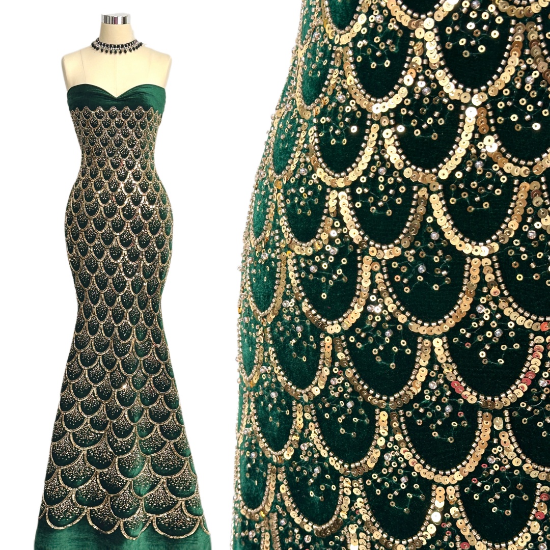Luxury Sequins Elegant Party D - مراجعة Embroidery Net Dress وسعره