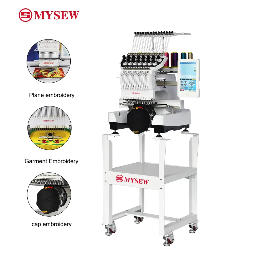 MYSEW MFS 1500 Automatic Compu - مراجعة Embroidery Machine Computerized وسعره