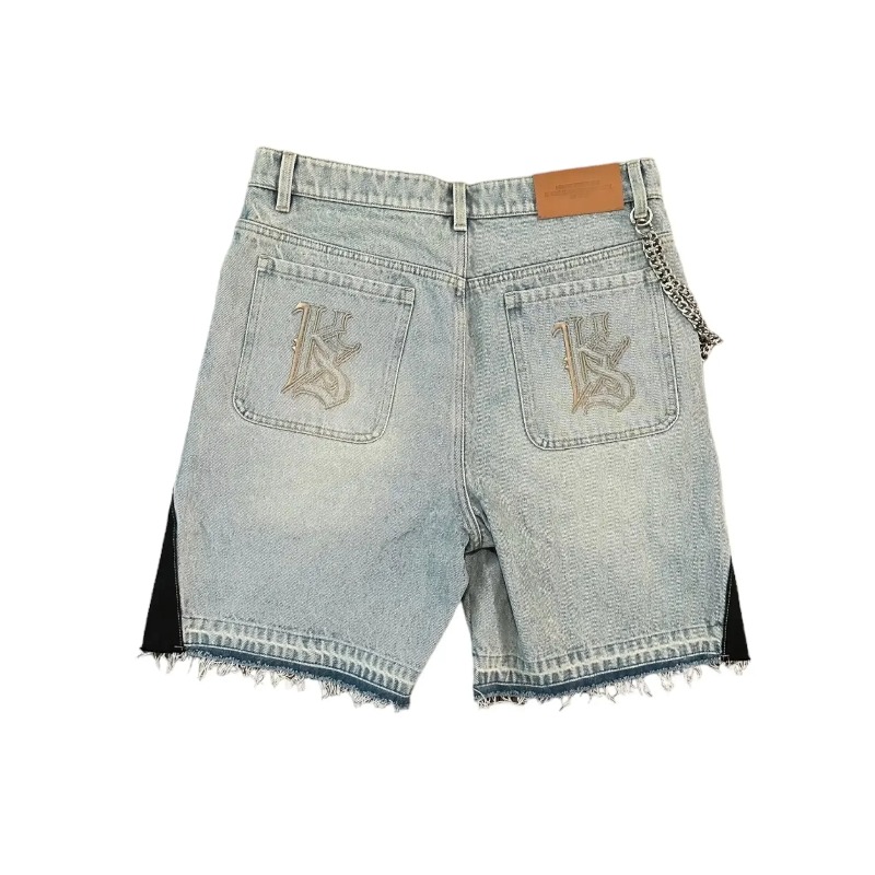 American Retro Denim Shorts Y2 - مراجعة Embroidery On Jeans وسعره