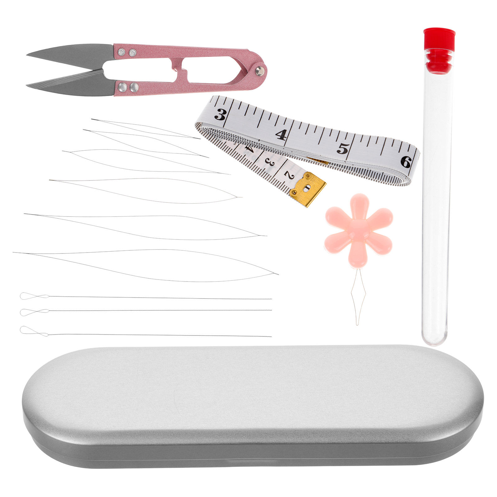 1Set Beading Needle Threader K - مراجعة Embroidery Needle وسعره