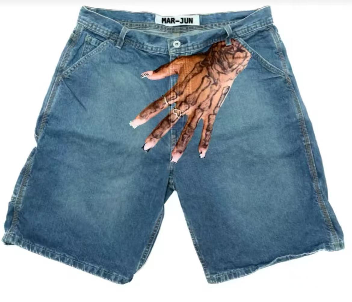 Deeptown Y2k Vintage Harajuku  - مراجعة Embroidery On Jeans وسعره