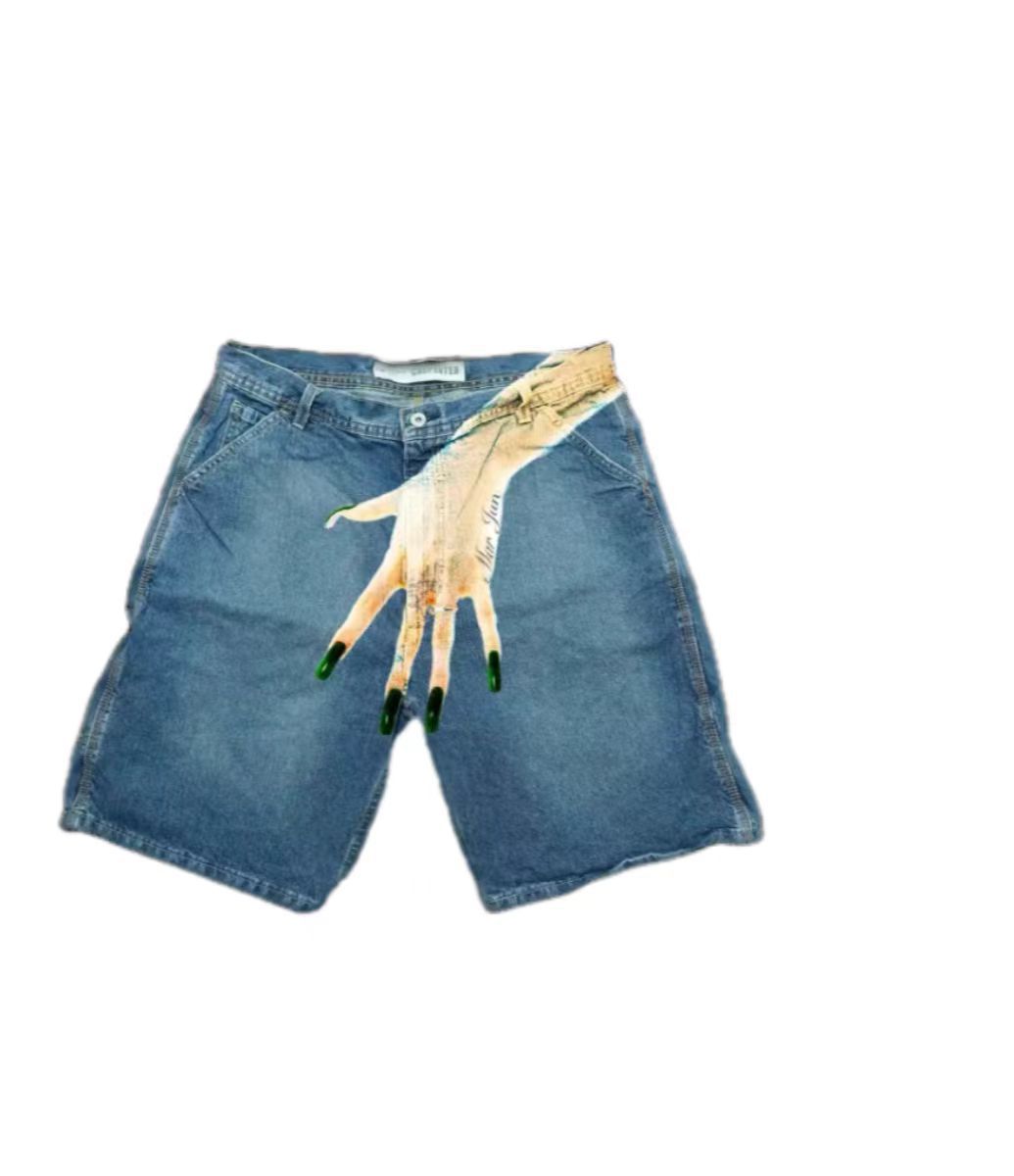 Deeptown Y2k Vintage Harajuku  - مراجعة Embroidery On Jeans وسعره