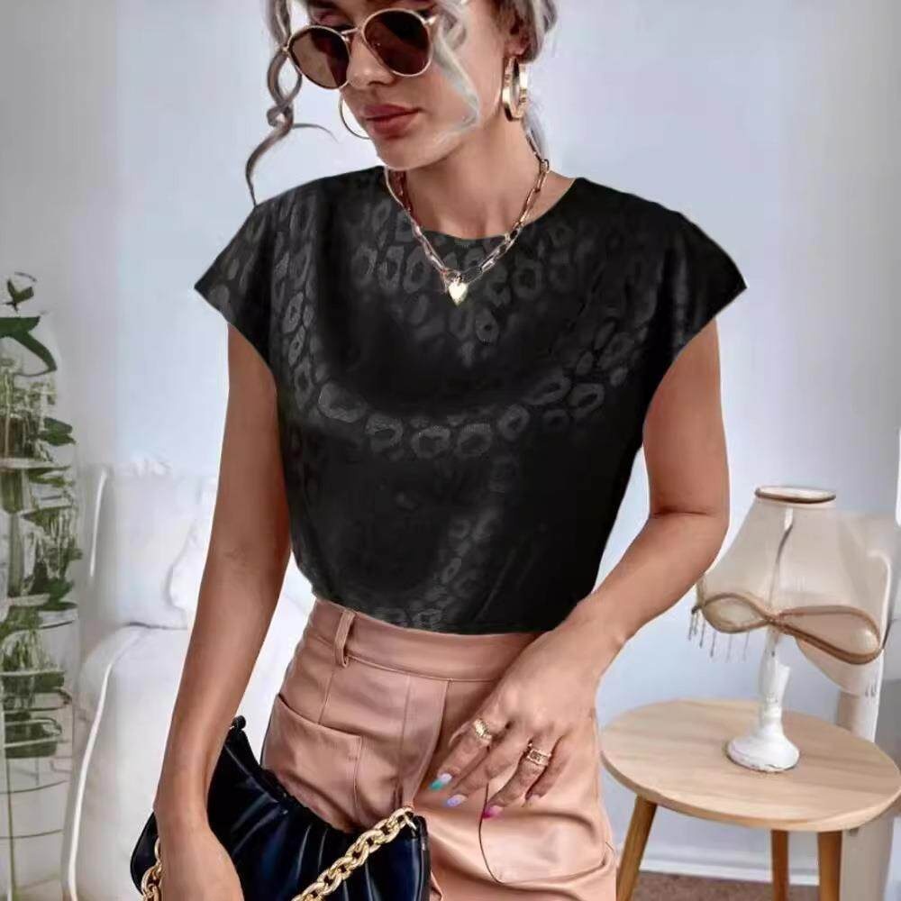Ladies Casual round Neck T-Shi - مراجعة Embroidery Shirt وسعره