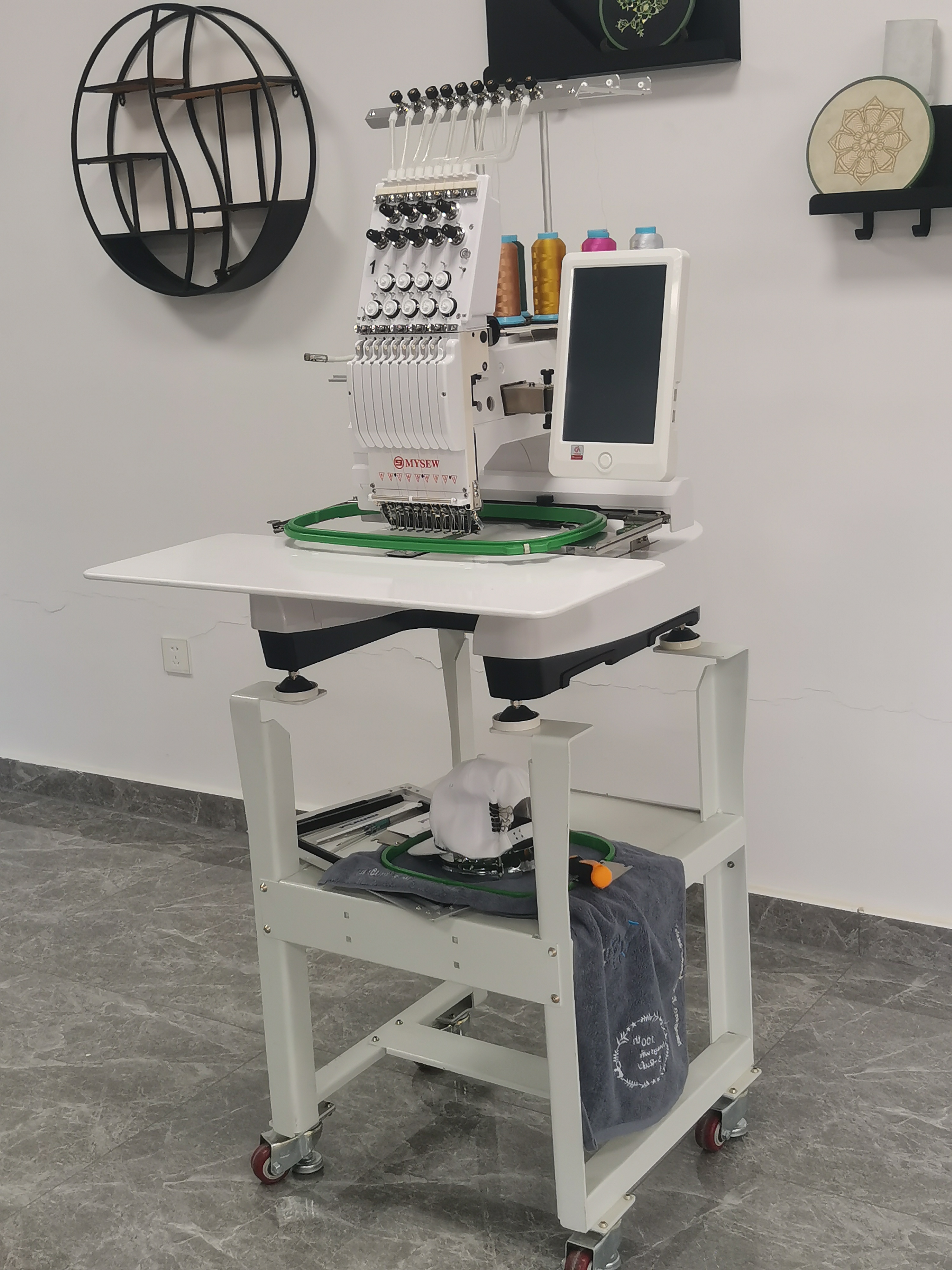 MFS800(scope:36*20cm) Automati - مراجعة Embroidery Machine Computerized وسعره