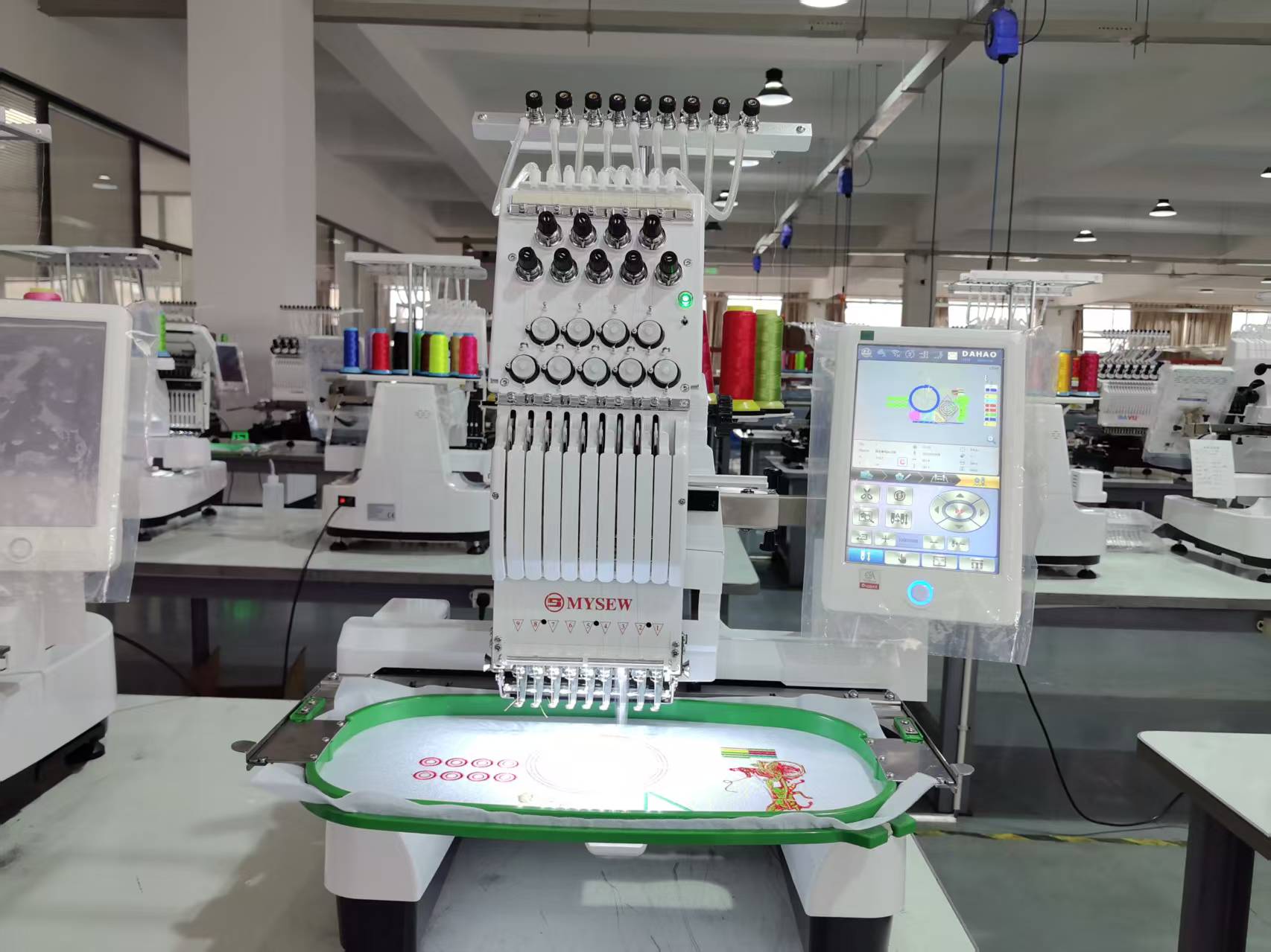 MFS800(scope:36*20cm) Automati - مراجعة Embroidery Machine Computerized وسعره