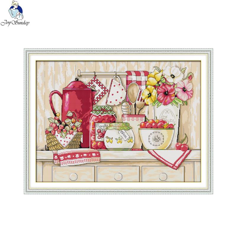 Cozy kitchen Counted and stamp - مراجعة Embroidery Kitchen وسعره