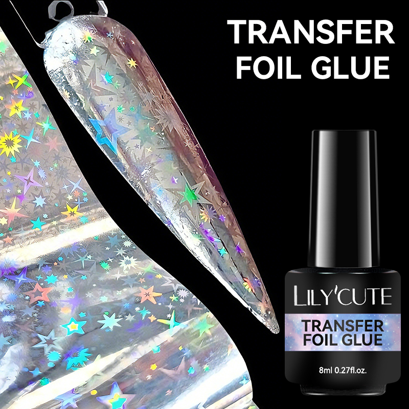 LILYCUTE 8ML Transfer Foil Glu - مراجعة Transfer Paper Carbon وسعره