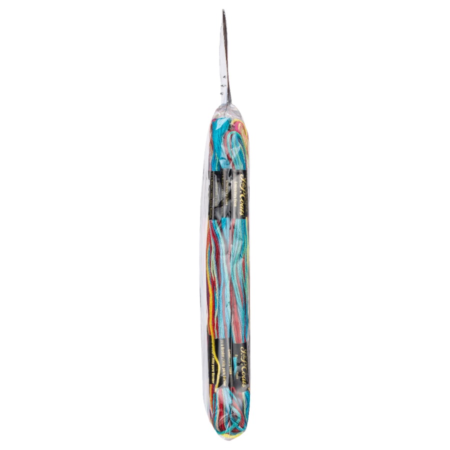 J. and P. Coats Tie-Dye Embroi - مراجعة Embroidery Floss وسعره
