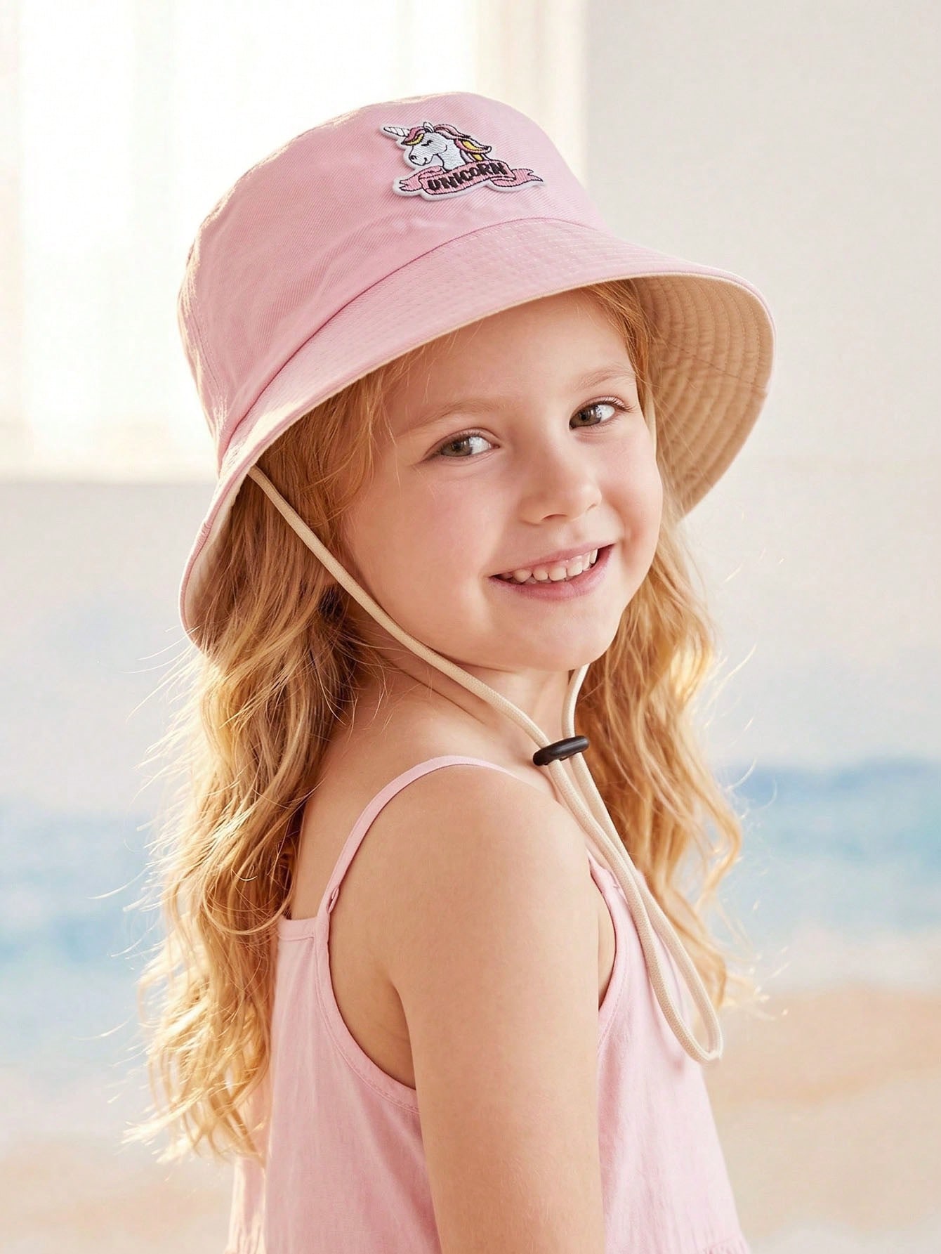 1pcs 2-6Y Girls Cartoon Unicor - مراجعة Embroidery Cap وسعره