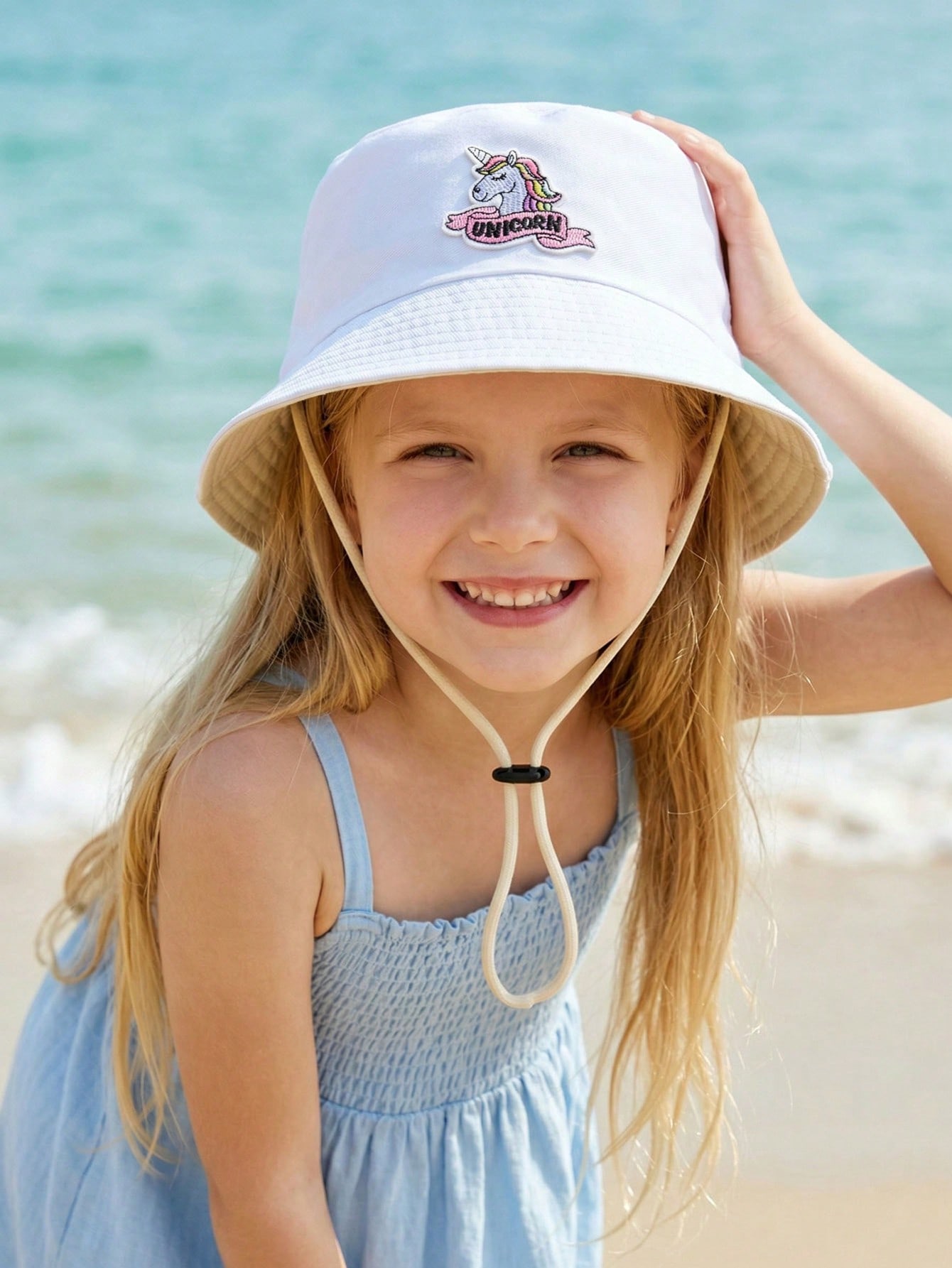 1pcs 2-6Y Girls Cartoon Unicor - مراجعة Embroidery Cap وسعره