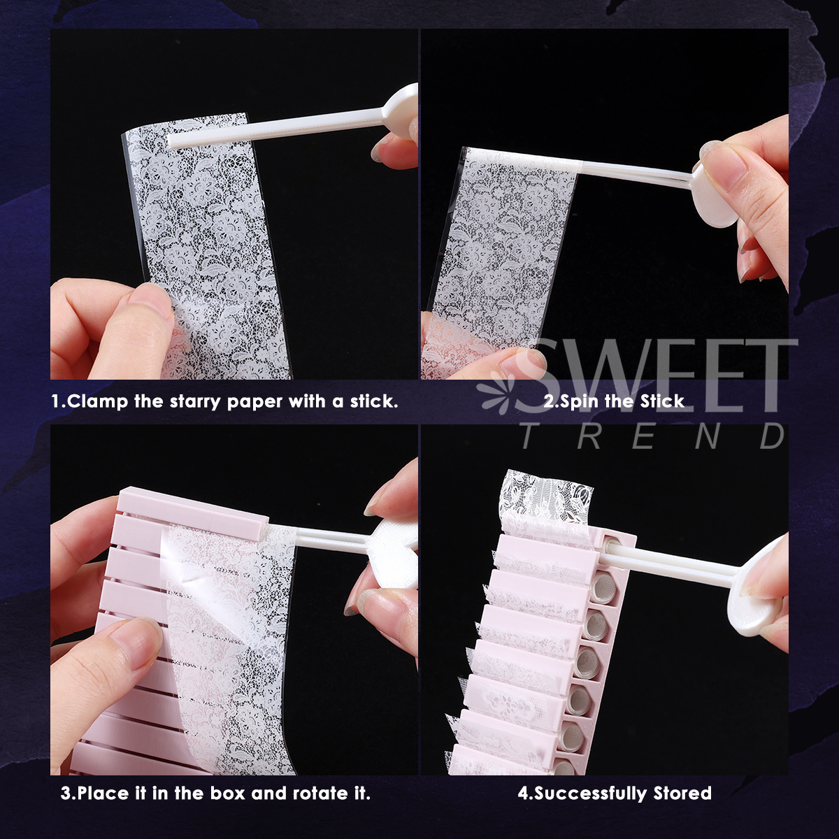 Nail Transfer Foils Storage Bo - مراجعة Transfer Paper Carbon وسعره