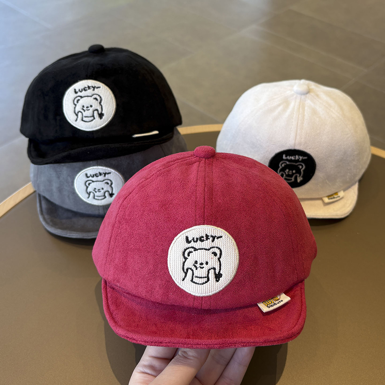 Solid Color Baby Baseball Hat  - مراجعة Embroidery Cap وسعره