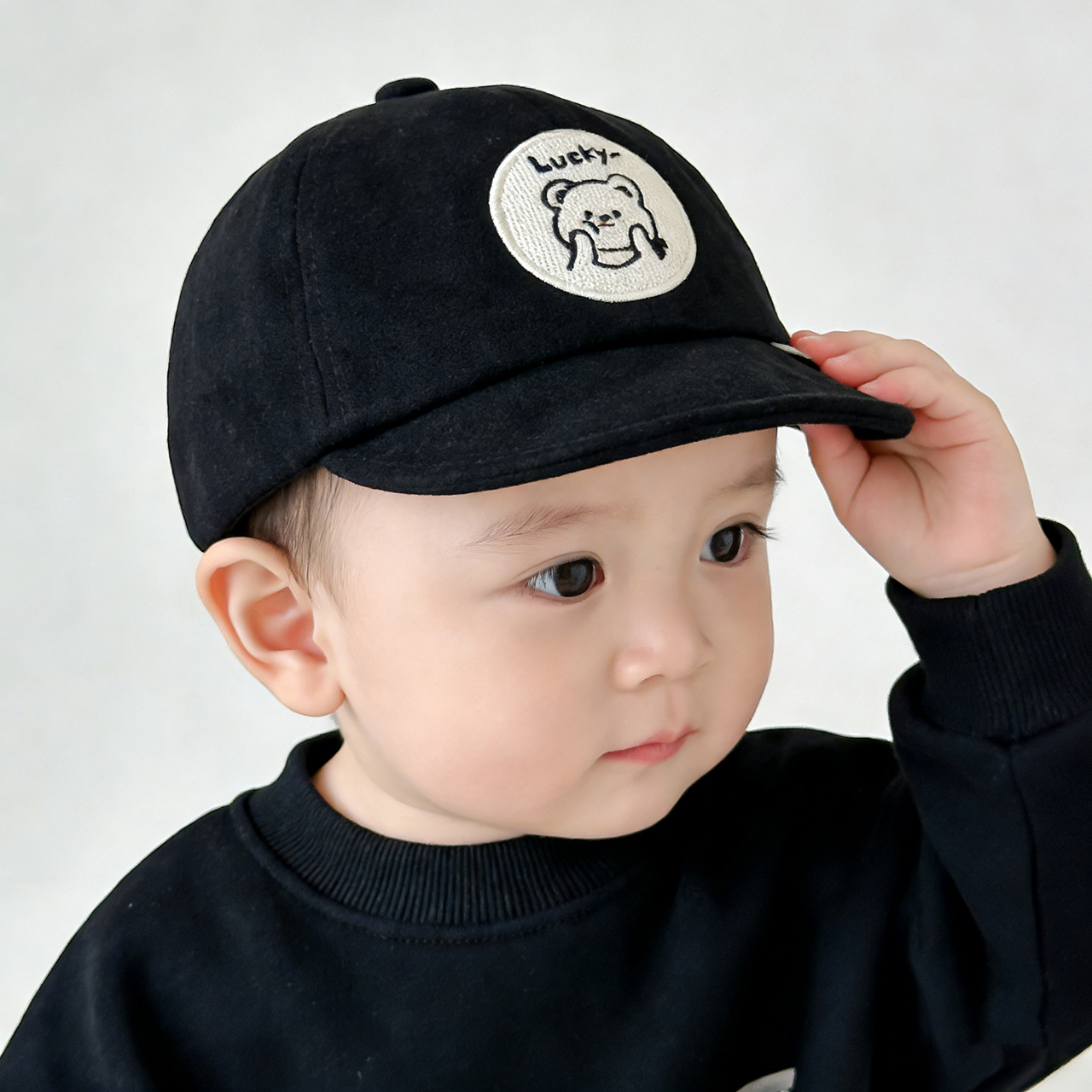 Solid Color Baby Baseball Hat  - مراجعة Embroidery Cap وسعره