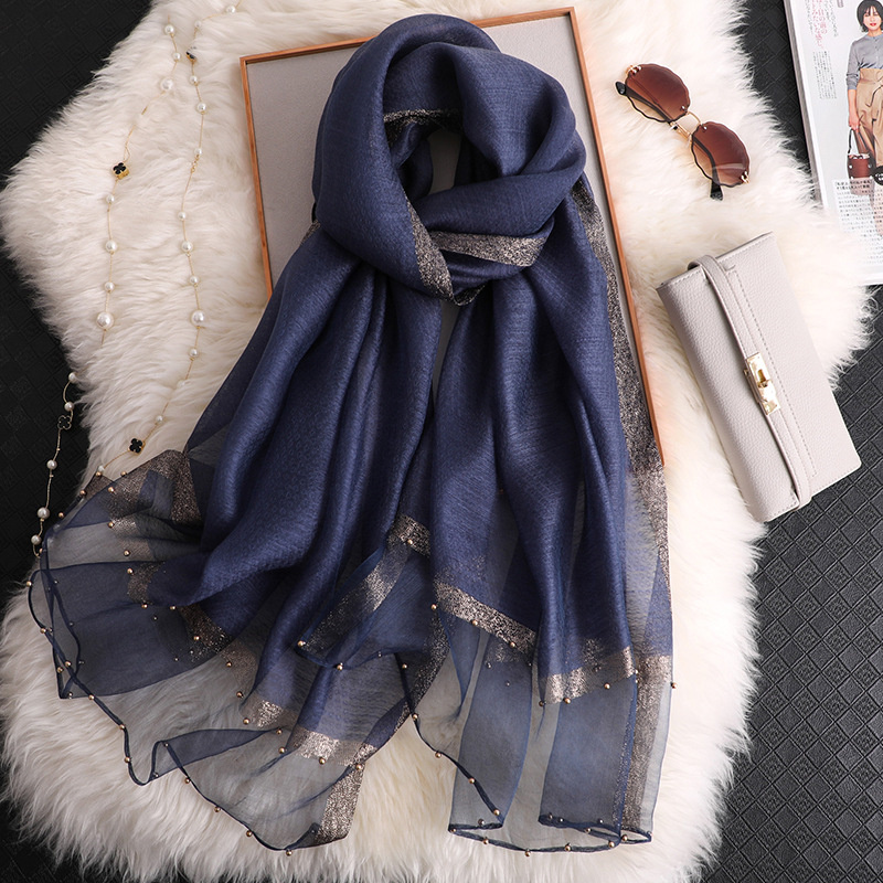 2024 Luxury 100% Silk Shawl Sc - مراجعة Embroidery Ideas وسعره