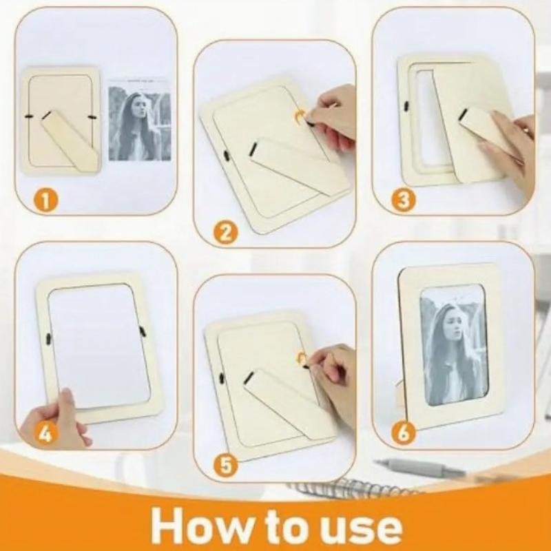 【S】Wooden Picture Frames, DIY  - مراجعة Frame Display Wood وسعره