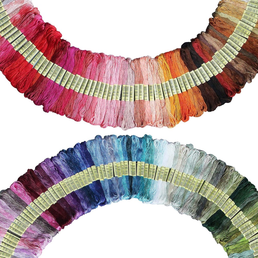 200 Colors Embroidery Thread S - مراجعة Embroidery Floss وسعره