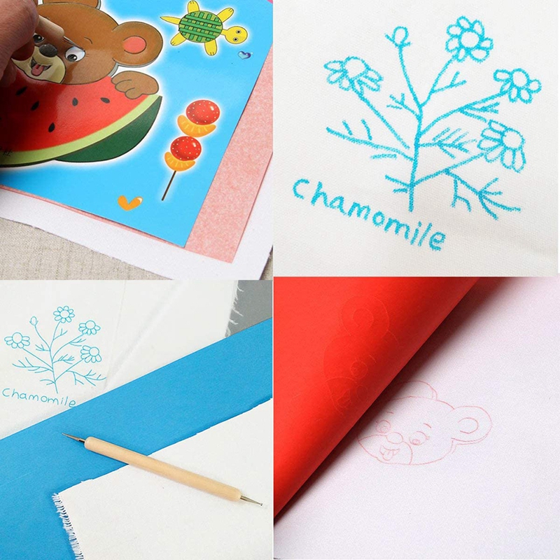 10Pcs Embroidery Transfer Pape - مراجعة Transfer Paper Carbon وسعره
