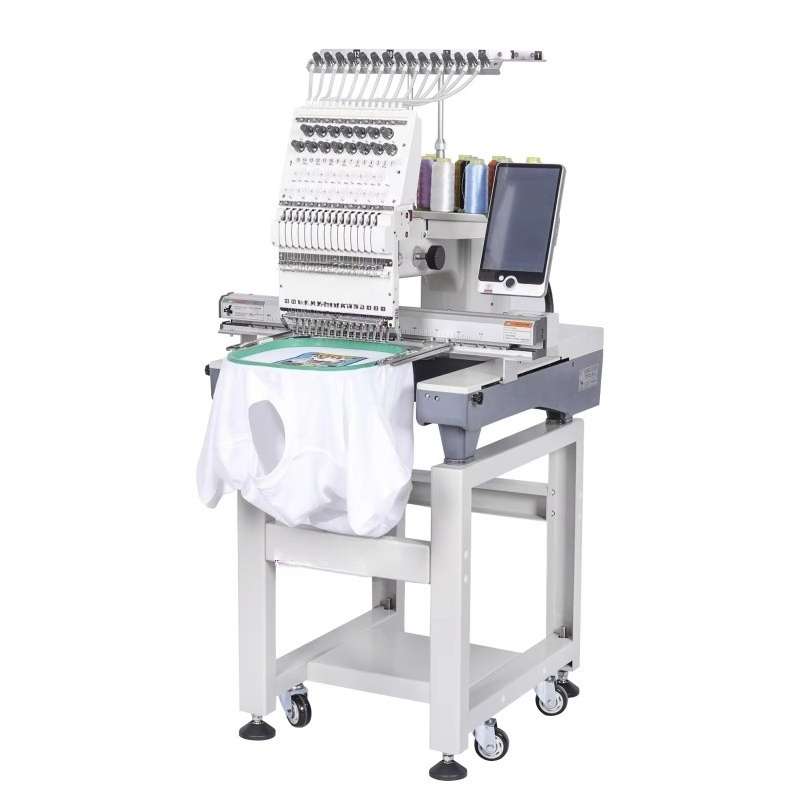 Single Head Multi Needles Auto - مراجعة Embroidery Machine Computerized وسعره