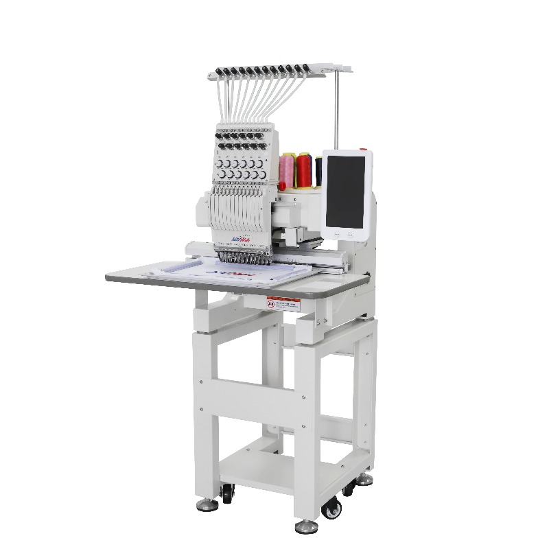 Single Head Multi Needles Auto - مراجعة Embroidery Machine Computerized وسعره