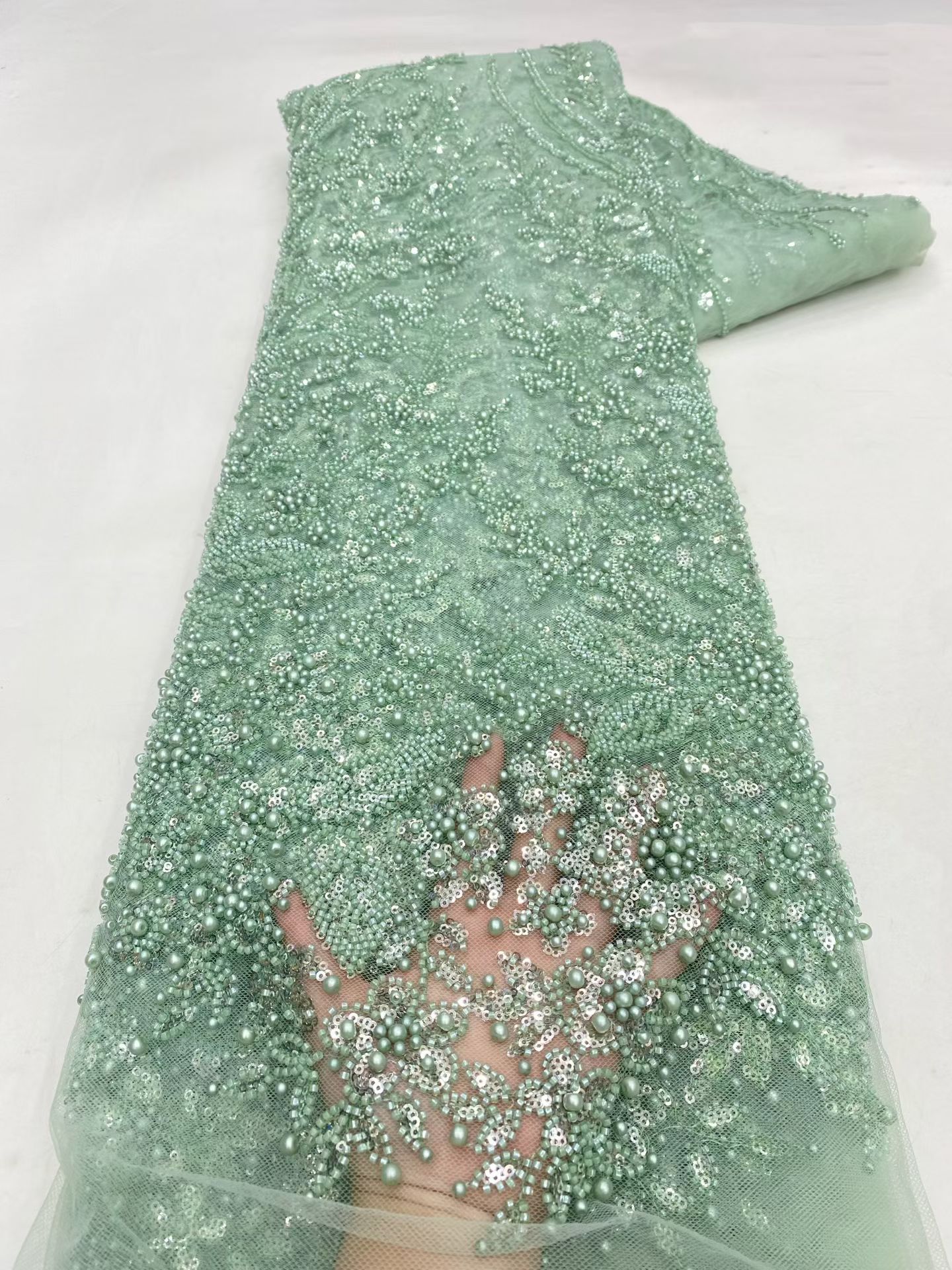 Madison African Lace Fabric 20 - مراجعة Embroidery Net Dress وسعره