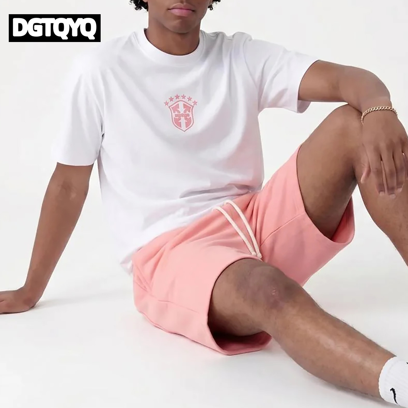 Man's Summer New Pink Embroide - مراجعة Embroidery Shirt وسعره