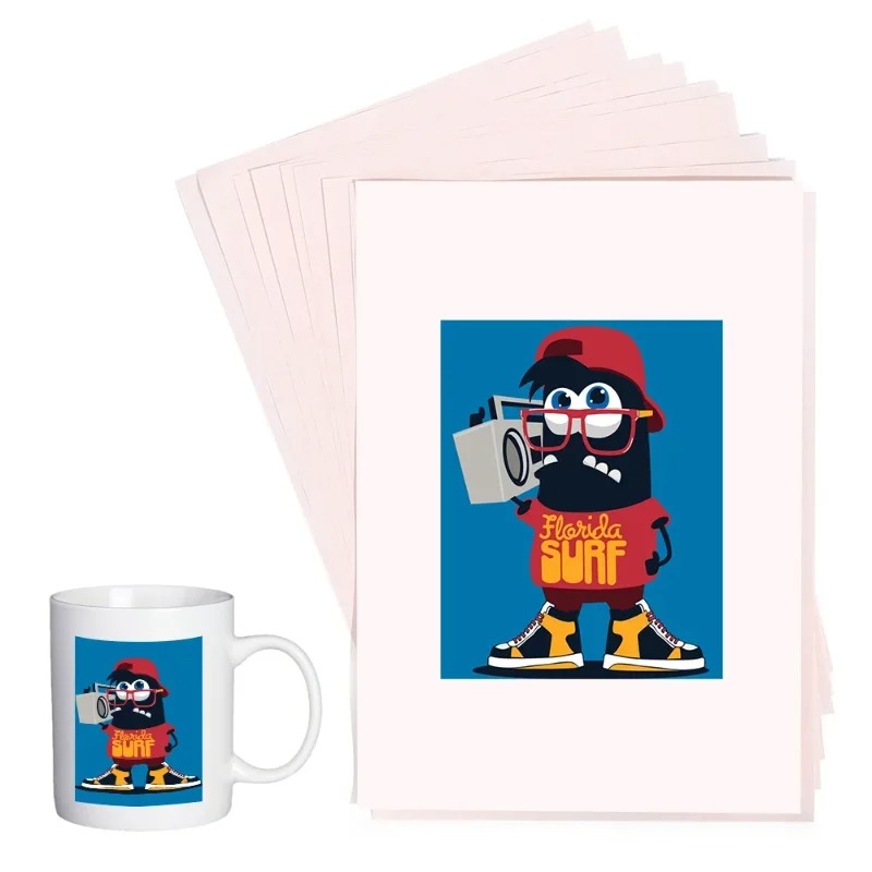 100-10Pcs A4 Sublimation Heat  - مراجعة Transfer Paper Carbon وسعره