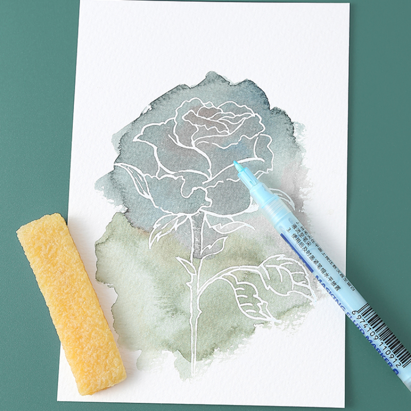 Mark Pen Type Watercolor Maski - مراجعة Embroidery Writing وسعره