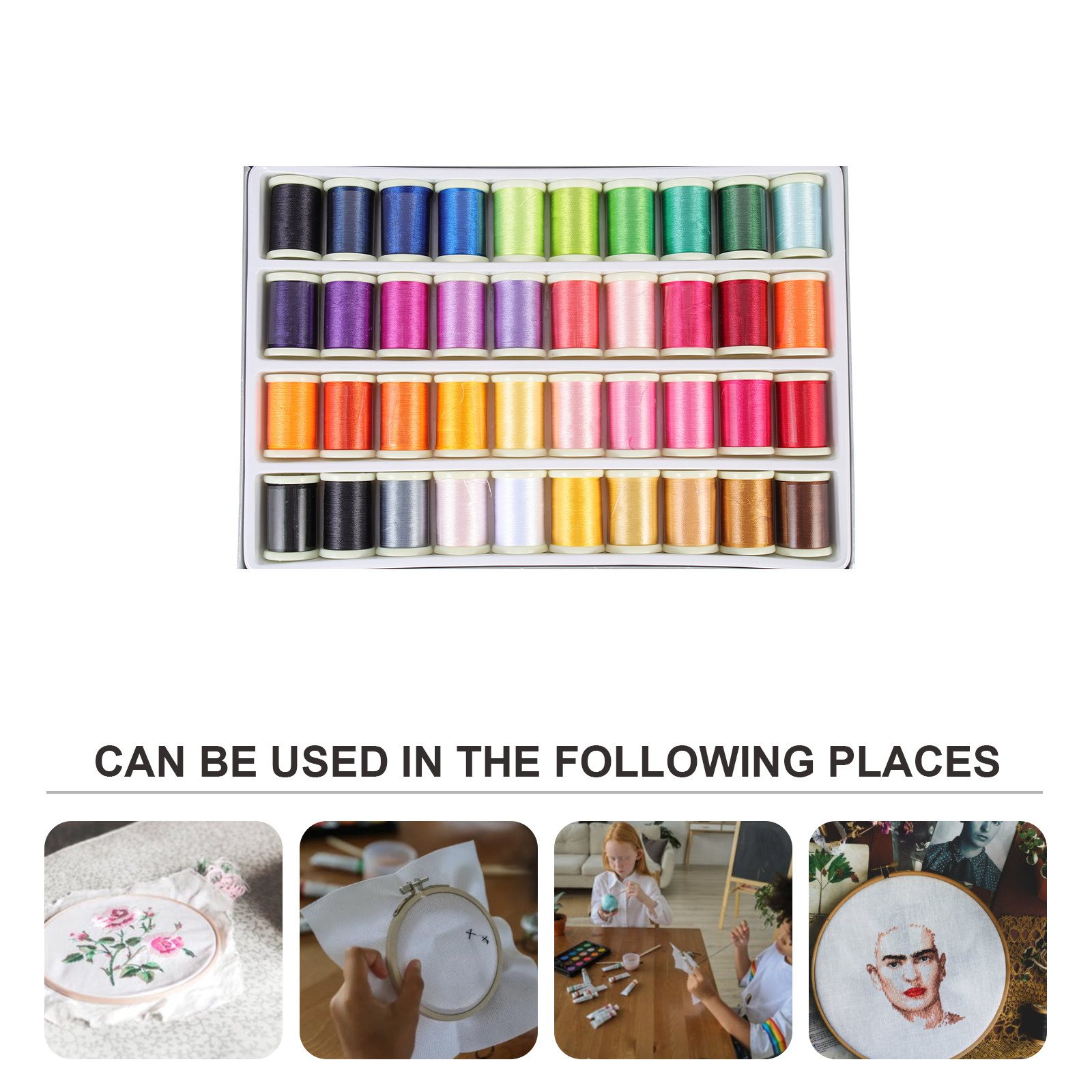 40 Rolls Embroidery Floss Colo - مراجعة Embroidery Floss وسعره