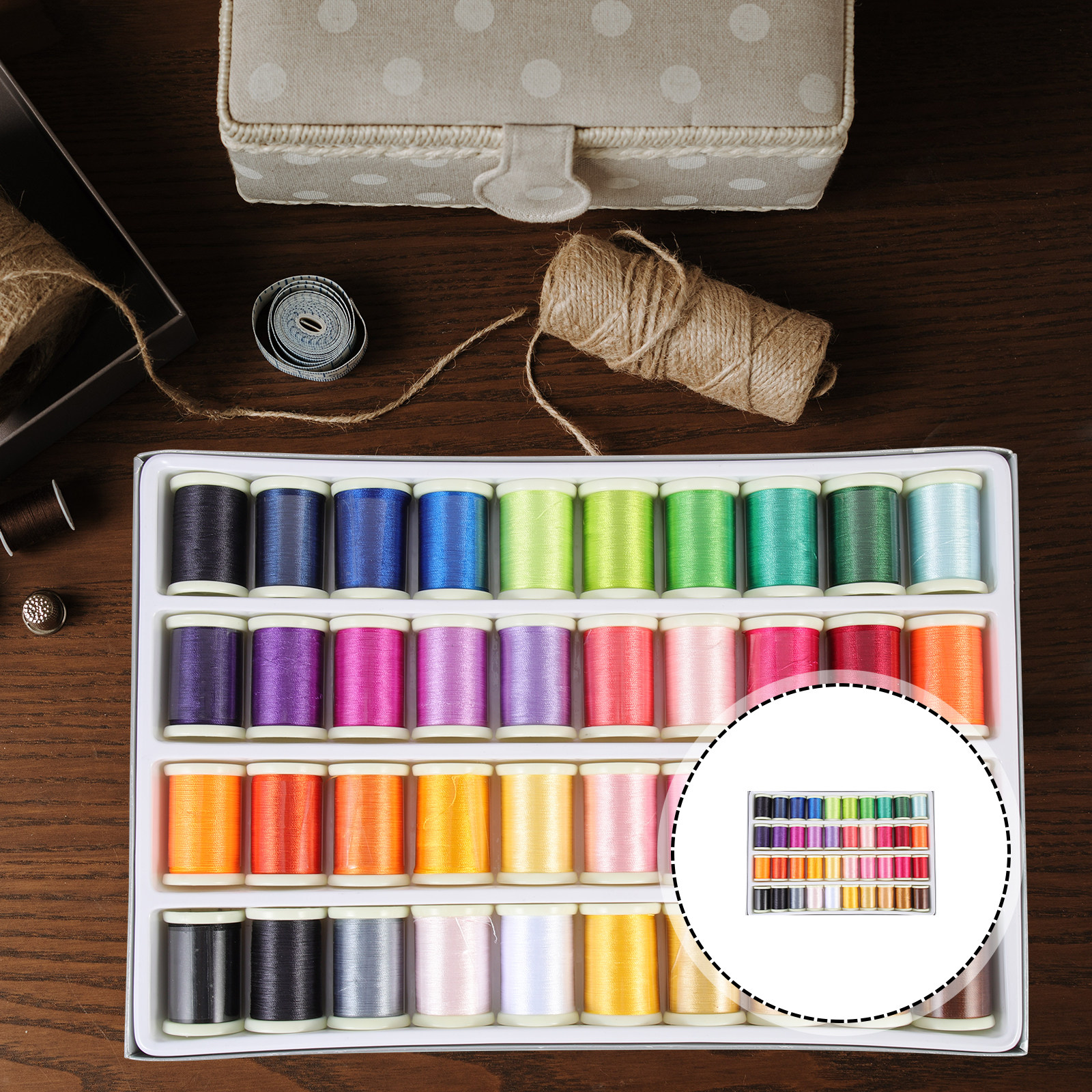 40 Rolls Embroidery Floss Colo - مراجعة Embroidery Floss وسعره