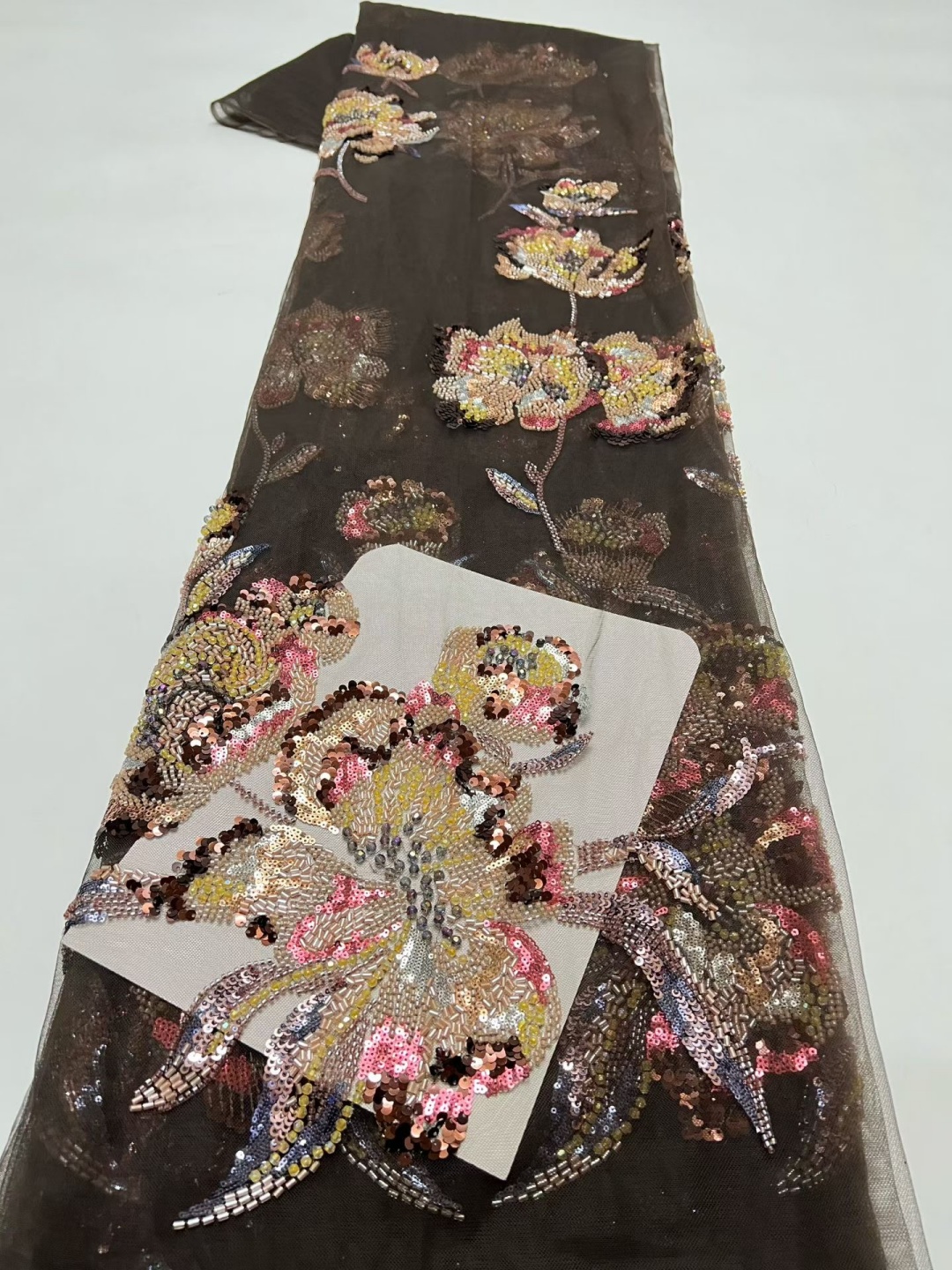 New Arrival Nigerian lace Fabr - مراجعة Embroidery Net Dress وسعره