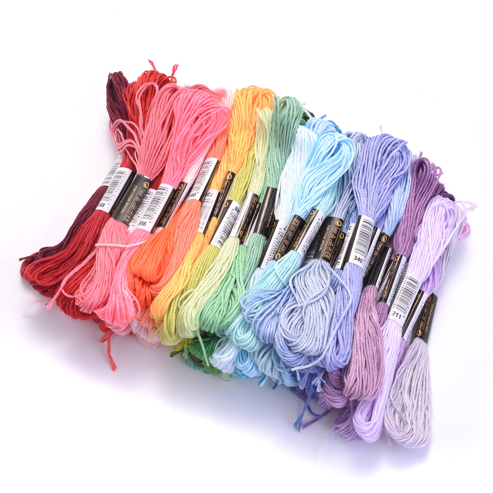 iYOE 50 Skeins Rainbow Color E - مراجعة Embroidery Floss وسعره