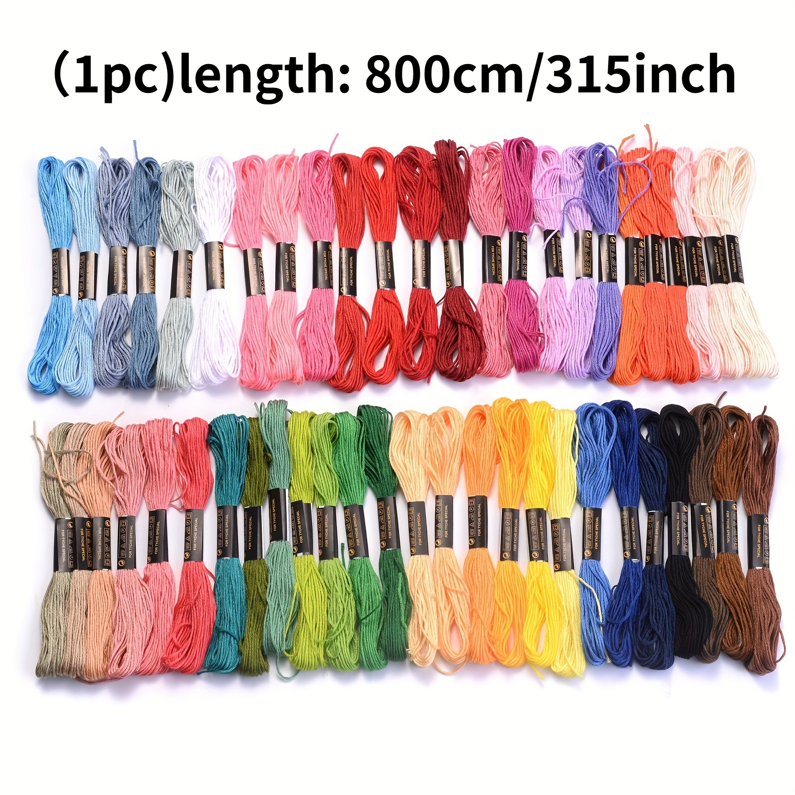 iYOE 50 Skeins Rainbow Color E - مراجعة Embroidery Floss وسعره