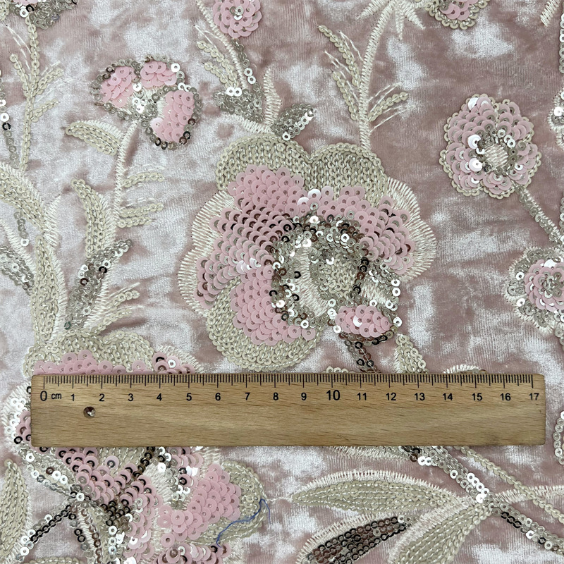 130cm Wide New Arrival Velvet  - مراجعة Embroidery Needle وسعره