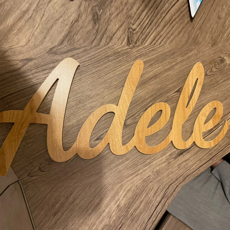 Custom Name Sign for Nursery W - مراجعة Embroidery Writing وسعره