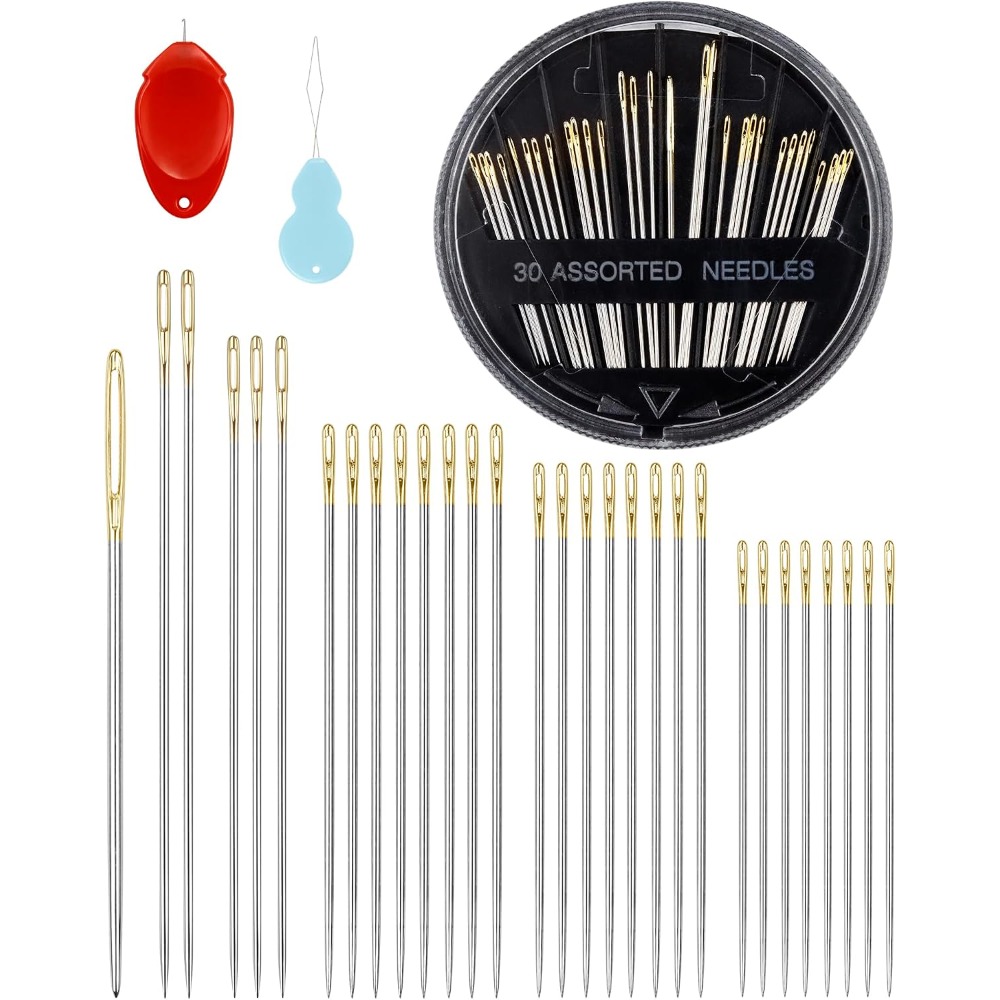 30-Count Steel Hand Sewing Nee - مراجعة Embroidery Needle وسعره