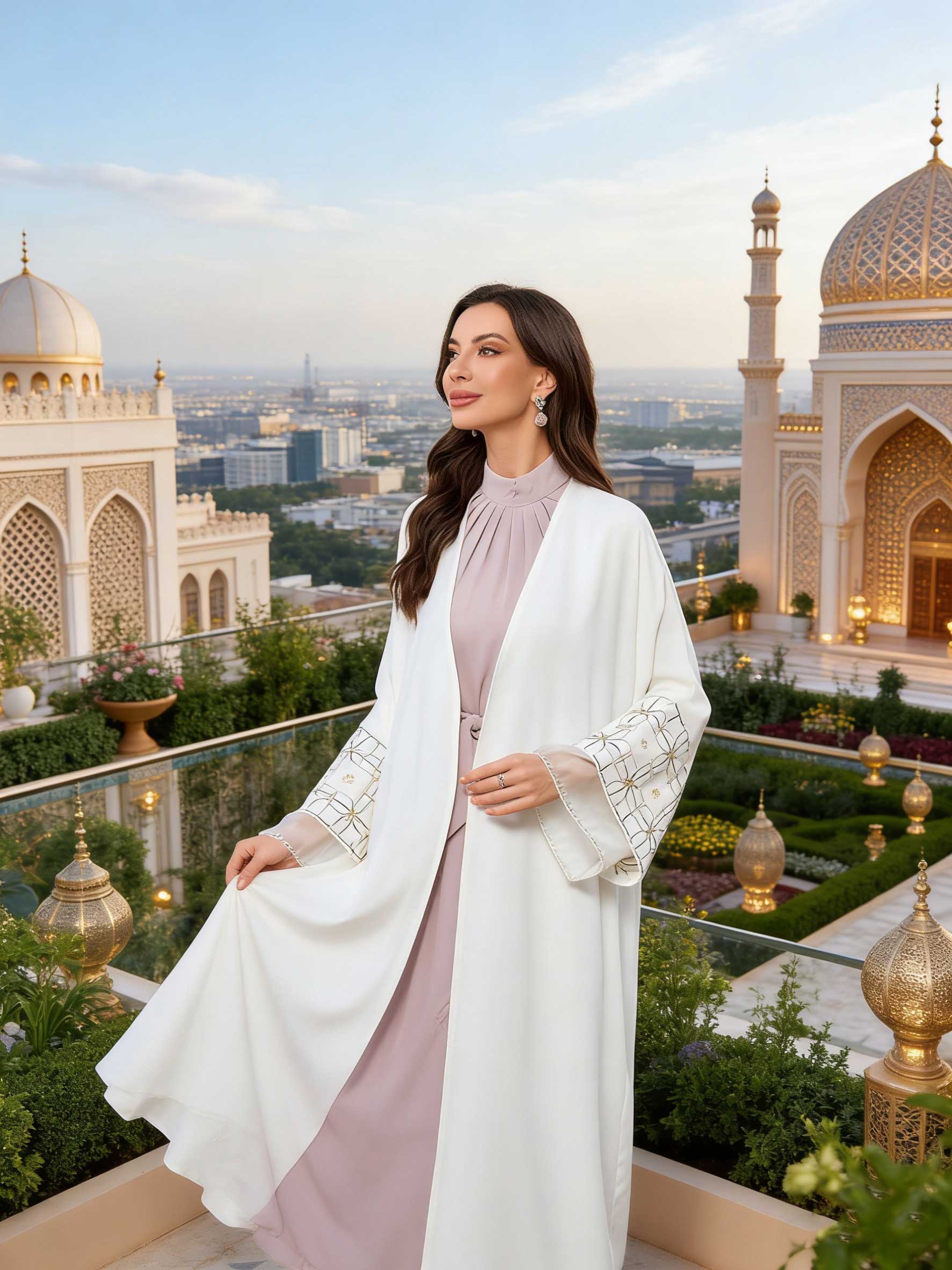Muslim Long Robe Embroidery Dr - مراجعة Embroidery Arabic وسعره