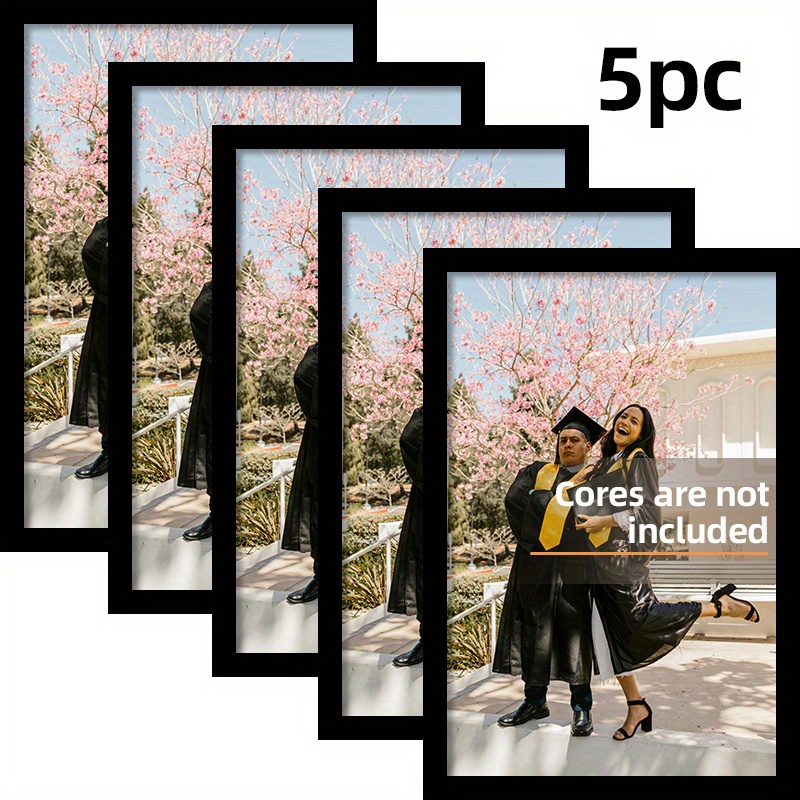 5-Piece Set A4 Black Wooden Ph - مراجعة Frame Display Wood وسعره