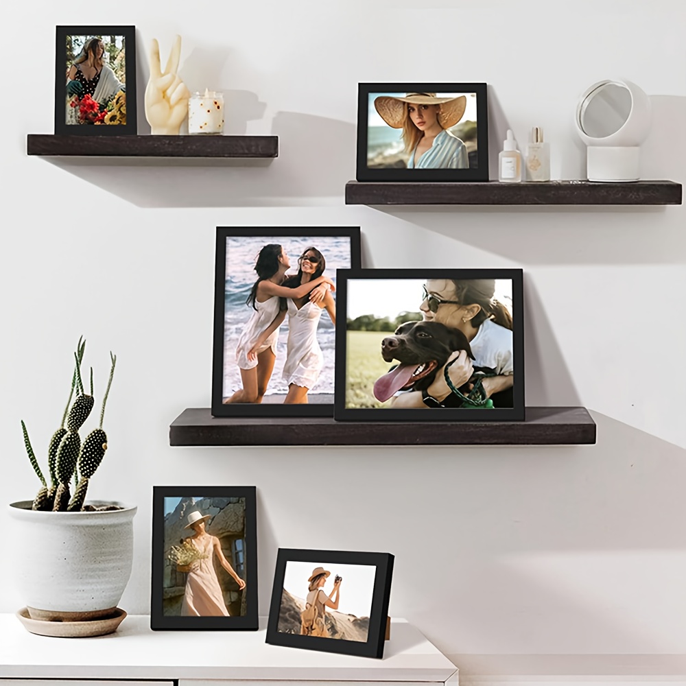 5-Piece Set A4 Black Wooden Ph - مراجعة Frame Display Wood وسعره