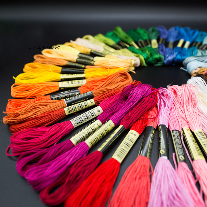 24/100/50 Multicolor Cross Sti - مراجعة Embroidery Floss وسعره