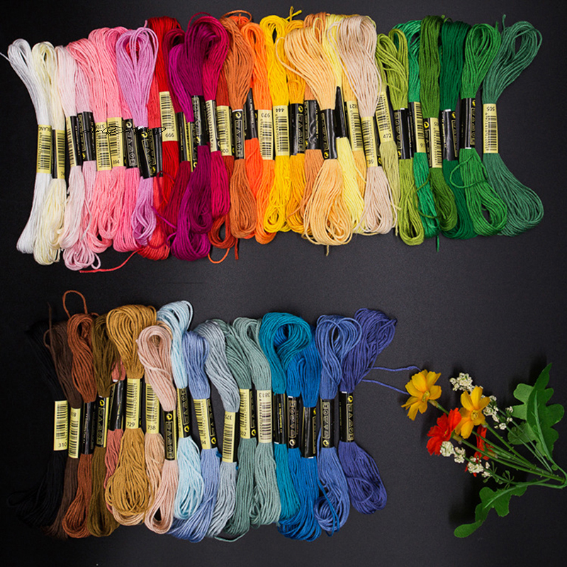 24/100/50 Multicolor Cross Sti - مراجعة Embroidery Floss وسعره