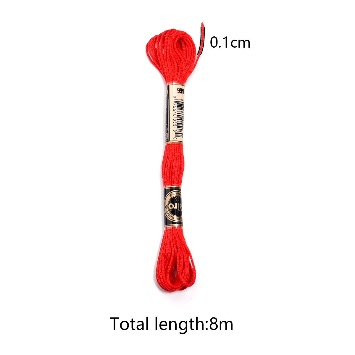6Pcs/Lot Multicolor Polyester  - مراجعة Embroidery Floss وسعره