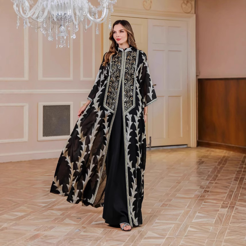 Eid Women Dress Muslim Abaya D - مراجعة Embroidery Arabic وسعره