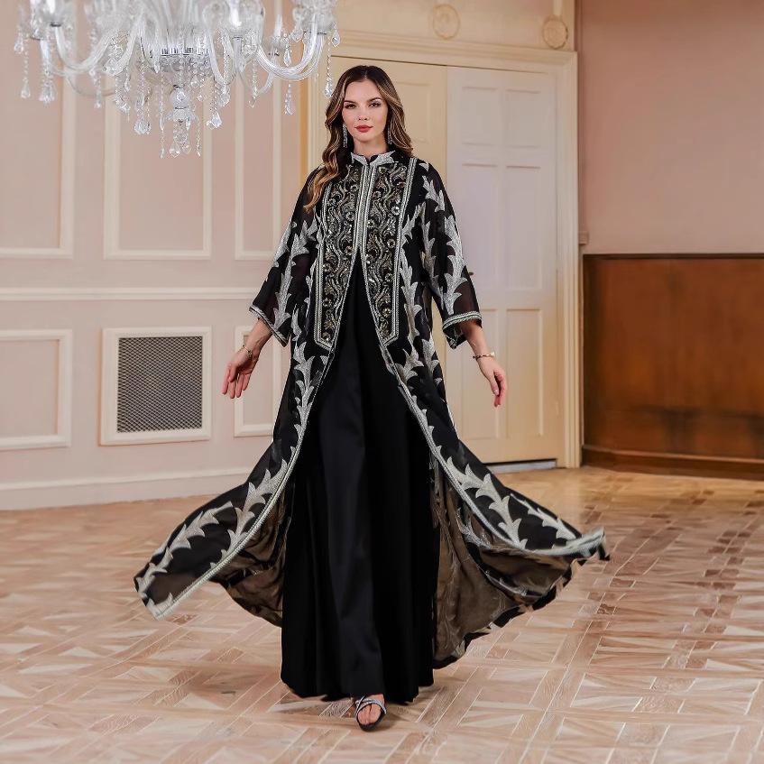 Eid Women Dress Muslim Abaya D - مراجعة Embroidery Arabic وسعره