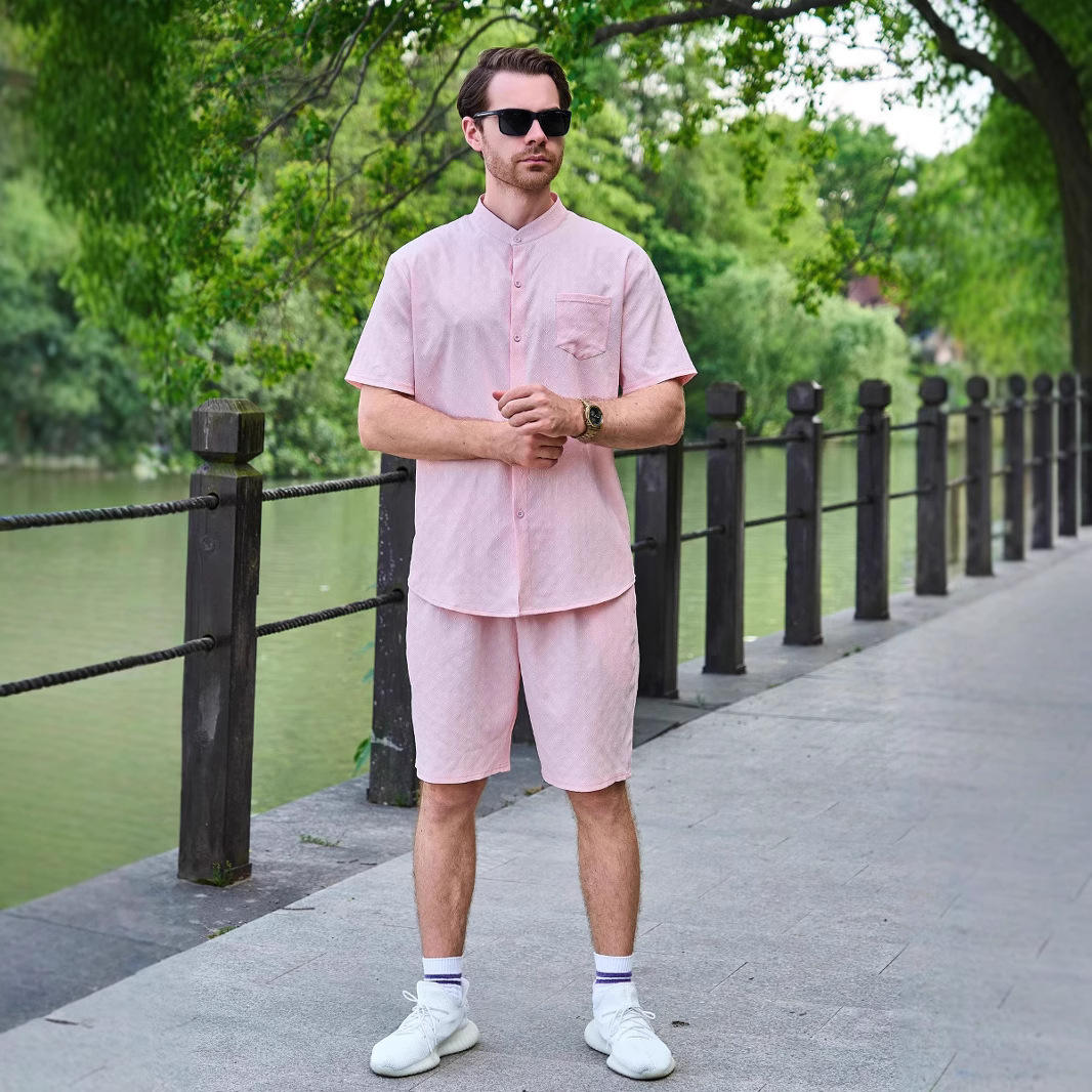 New Summer Casual Men's Shirt  - مراجعة Embroidery Shirt وسعره