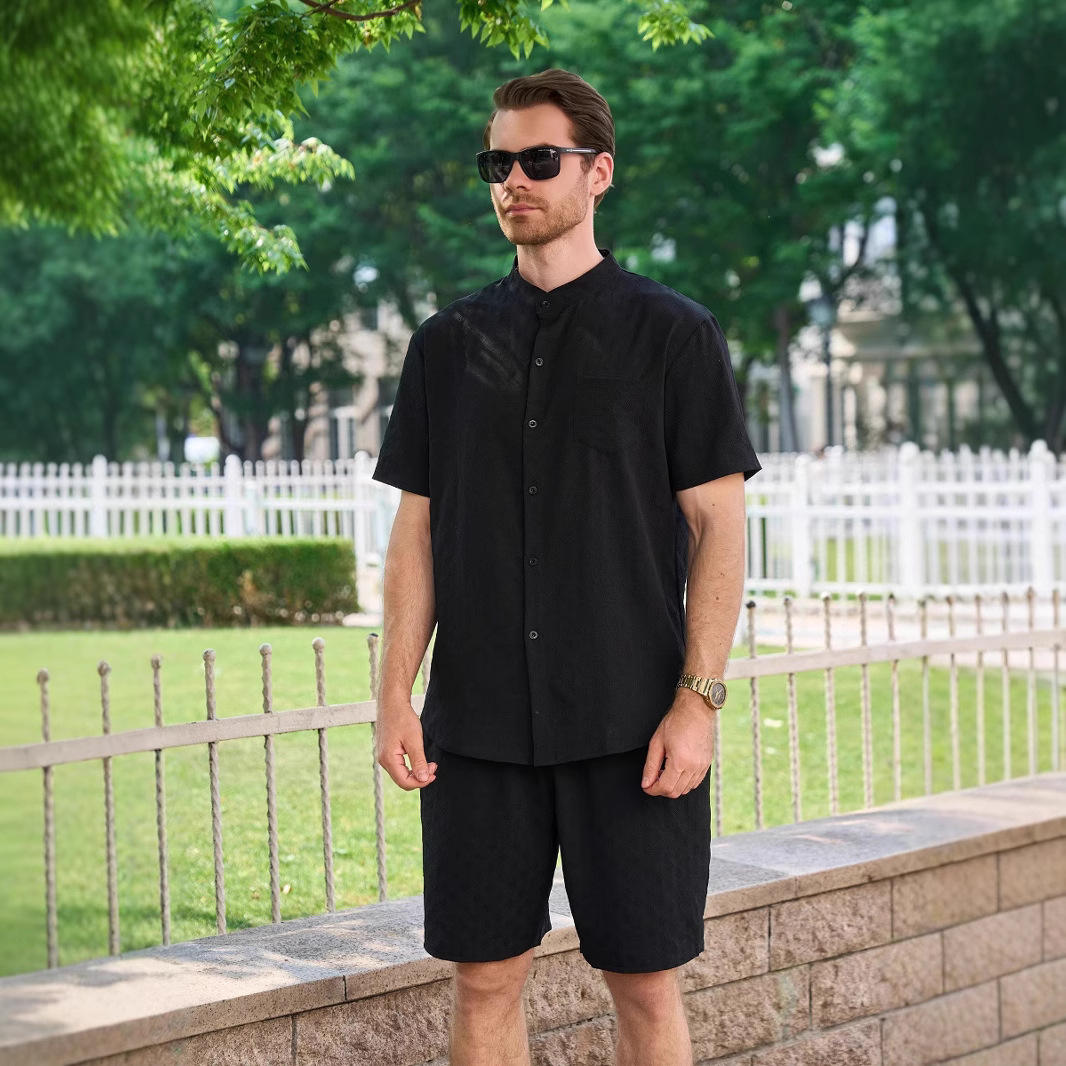 New Summer Casual Men's Shirt  - مراجعة Embroidery Shirt وسعره