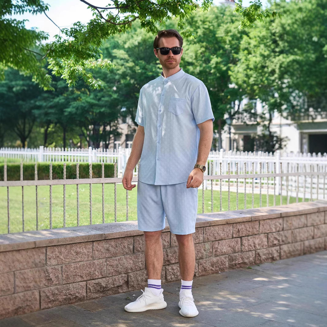 New Summer Casual Men's Shirt  - مراجعة Embroidery Shirt وسعره