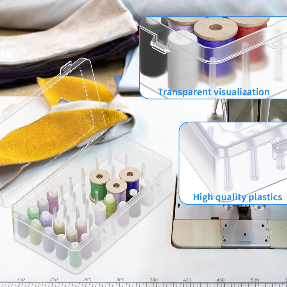 Clear Plastic Thread Organizer - مراجعة Embroidery Floss وسعره