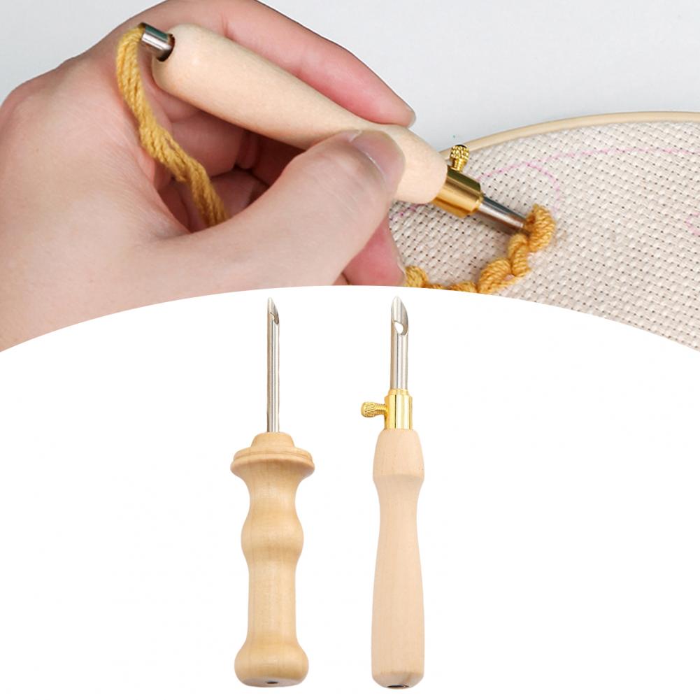 Embroidery Needle Wooden Handl - مراجعة Embroidery Needle وسعره