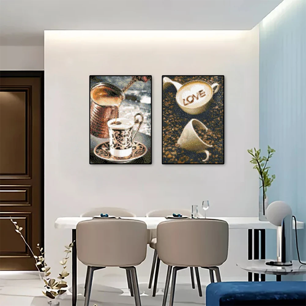 DIY 5D Diamond Painting Kitche - مراجعة Embroidery Kitchen وسعره
